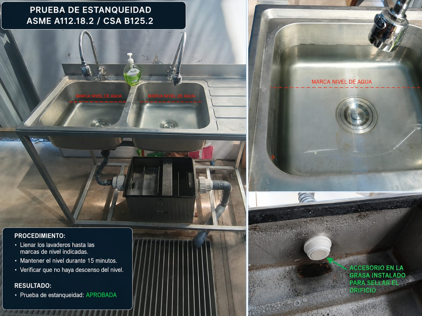 Prueba de estanqueidad